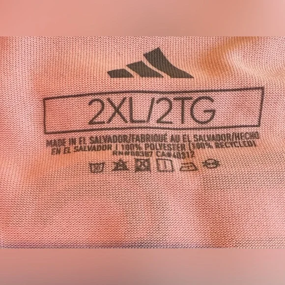 Adidas Adult Inter Miami CF Lionel Messi #10 Pink soccer shirt size 2XL NWT - Picture 10 of 11